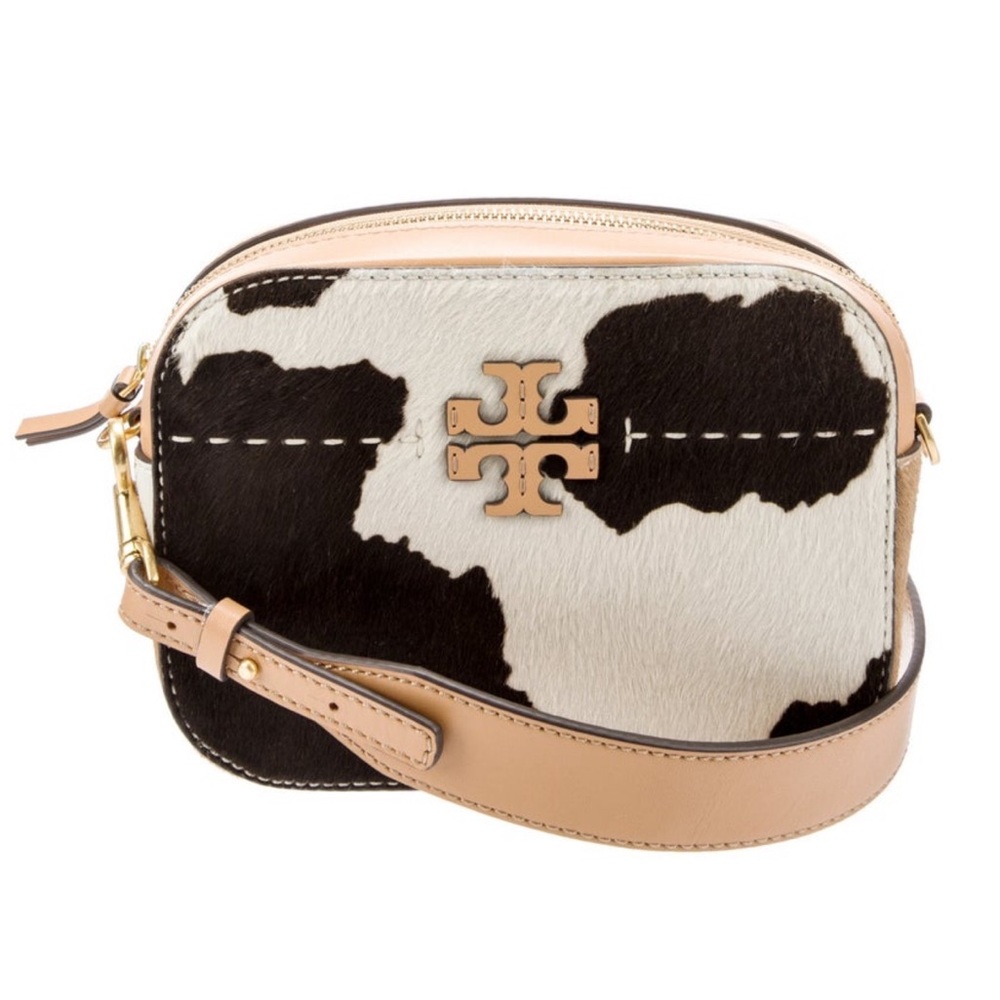 Tory Burch McGraw Calf Hair Camera Crossbody Bag